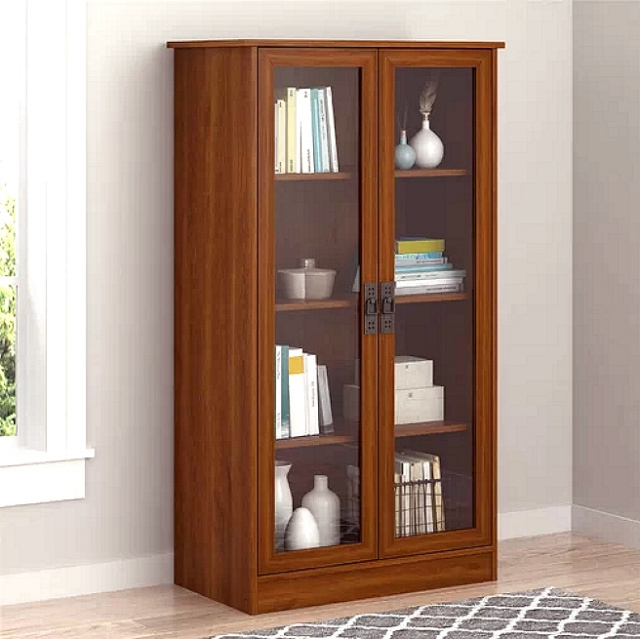 Mission Craftsman Shaker Cherry Barrister Bookcase