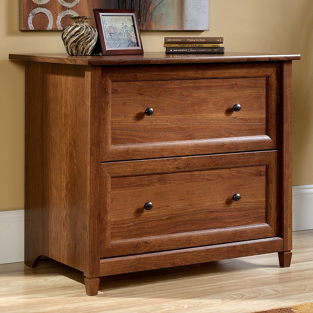Cherry Mission Craftsman Shaker Lateral File Cabinet
