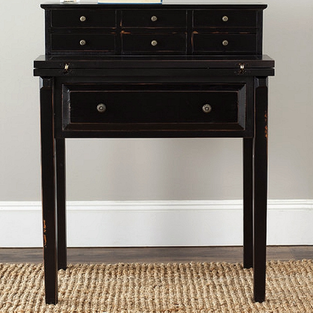 Shaker Craftsman Antiqued Secretary Desk