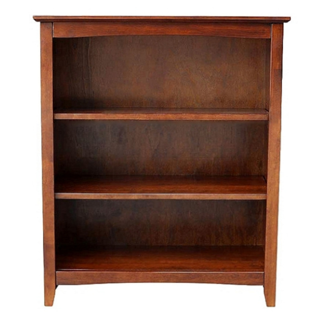 Shaker Mission 3 Shelf Bookcase