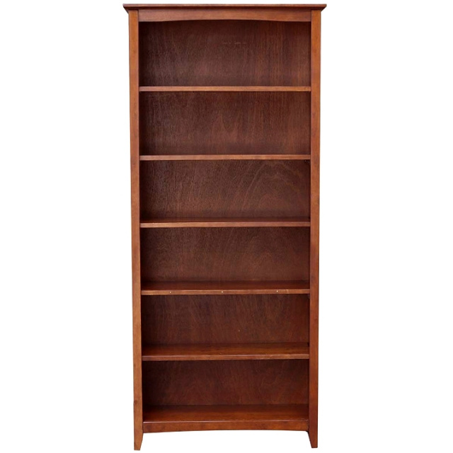 Shaker Mission 6 Shelf Bookcase