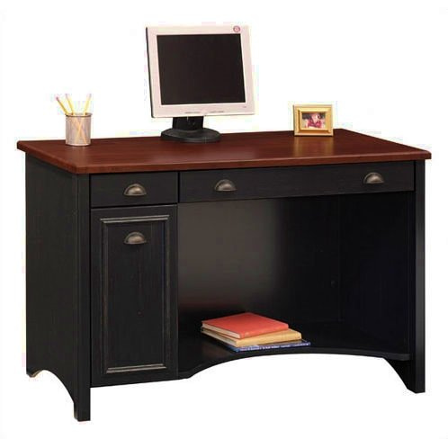 Shaker Antique Black & Cherry Computer Desk