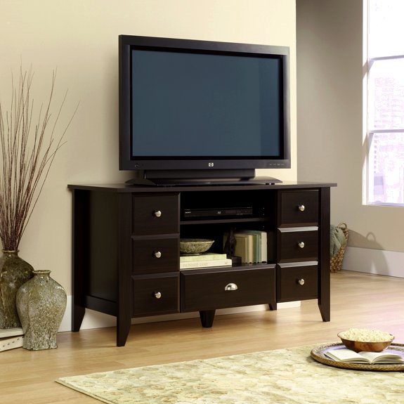 Espresso Shaker Entertainment Center