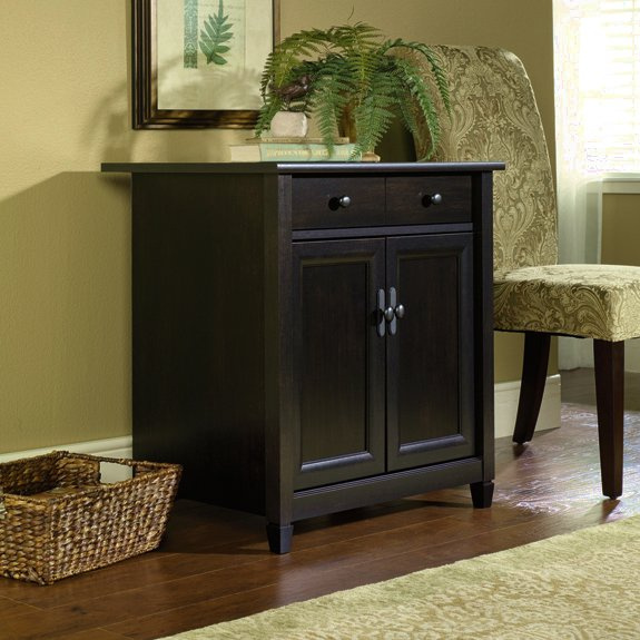 Warm Black Shaker Storage Cabinet