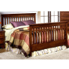 Craftsman Mission Shaker Cherry Queen Slat Bed