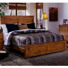 Mission Shaker Pine Platform Queen Bed