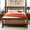 Mission Craftsman Oak Queen Bed