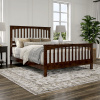 Modern Mission Craftsman Walnut Queen Bed