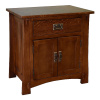 Quarter Sawn Walnut Mission Craftsman Nightstand