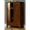 Rustic Oak Shaker Armoire