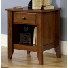 Rustic Oak Shaker Nightstand