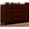 Shaker Mission Birch 8 Drawer Dresser