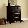 Espresso Shaker 4 Drawer Dresser Chest