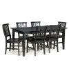 Mission Shaker Ebony 7pc Dining Set