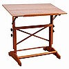 Large Solid Cedar Drafting Table