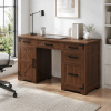 Craftsman Rustic Walnut Executive Desk