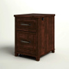 Craftsman Rustic Walnut Storage File Cabinet