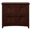 Mission Craftsman Dark Cherry Lateral File Cabinet
