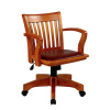 Mission Craftsman Maple Padded Office Chair