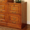 Craftsman Oak 2 Drawer File Cabinet