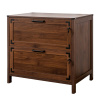 Mission Craftsman Walnut Filing Storage Cabinet
