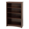 Mission Shaker Espresso 4 Shelf Bookcase