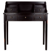 Shaker Antiqued Black Secretary Desk