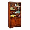 Oak Mission Craftsman Bookcase w/Doors