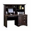 Antiqued Black Deluxe Mission Computer Desk