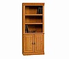 Craftsman Shaker Oak Bookcase Library With Doors