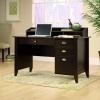 Espresso Shaker Computer Desk w/Hutch